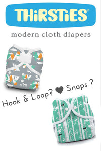 image of two cloth diapers