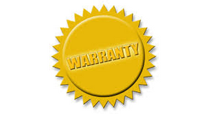 image of text warranty