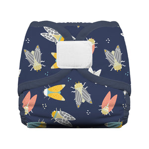 Image of Thirsties Diaper Cover with hook and loop in Cicada