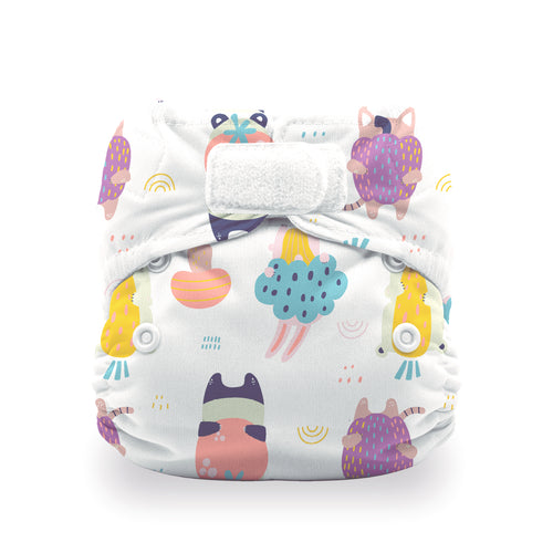 Image of Thirsties Cloth Diapers Natural Newborn All in One