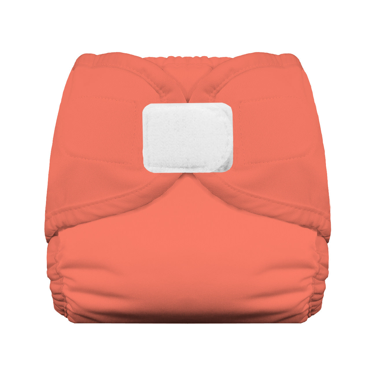 Image of Thirsties Diaper Cover with hook and loop in Salmon