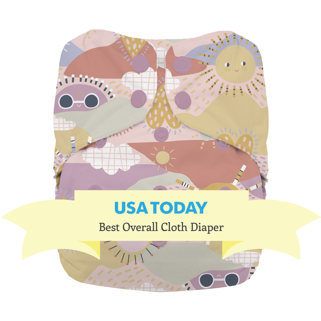 One Size All In One Cloth Diaper Trim Comfortable – Thirsties Baby