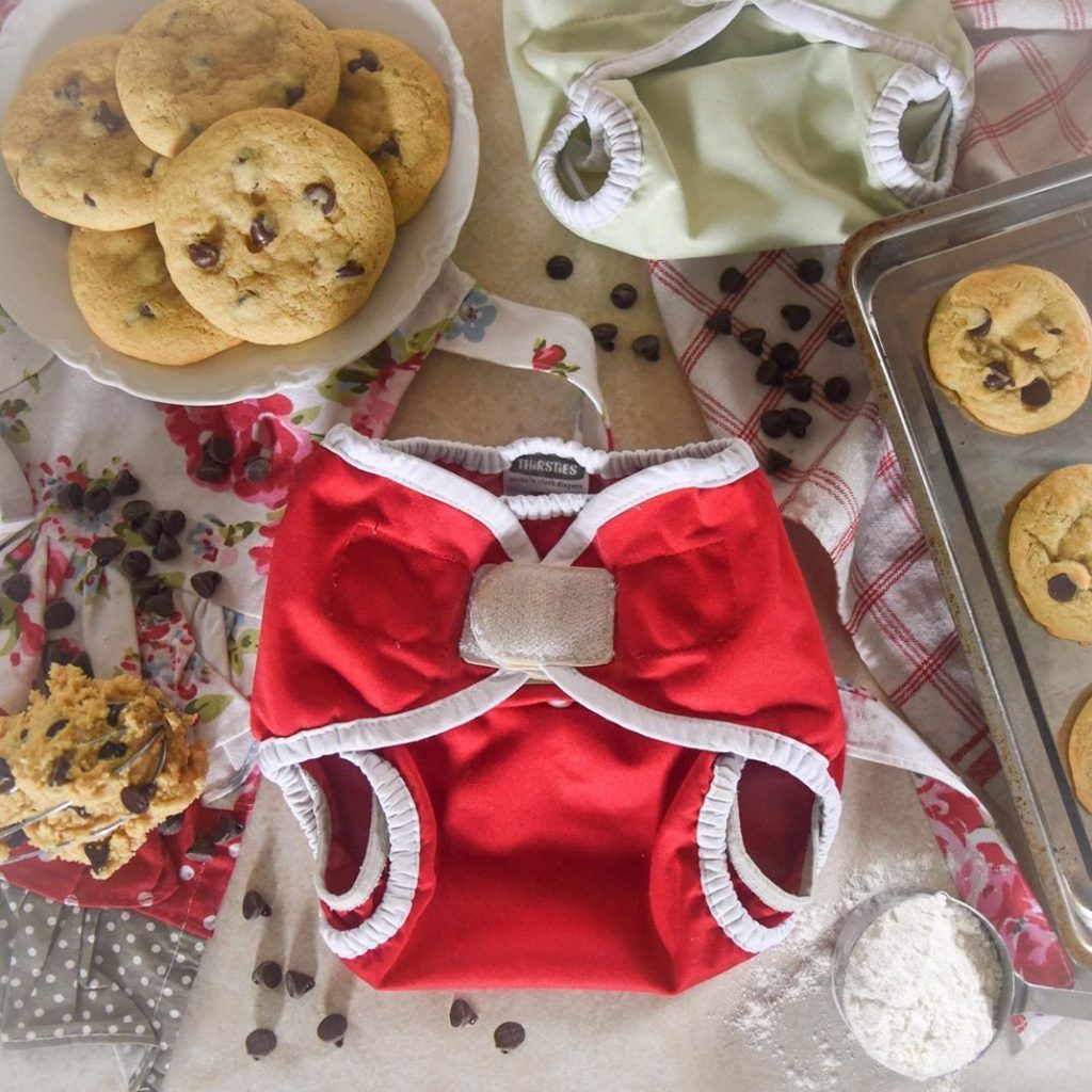 image of diaper and cookies