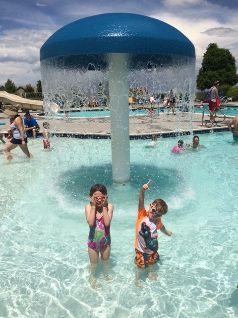 image of kids at water park