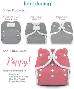 image of cloth diapers in assorted colors
