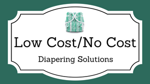 image of cloth diaper with text about cost