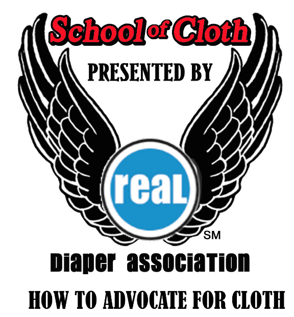 image of text about cloth diaper advocacy