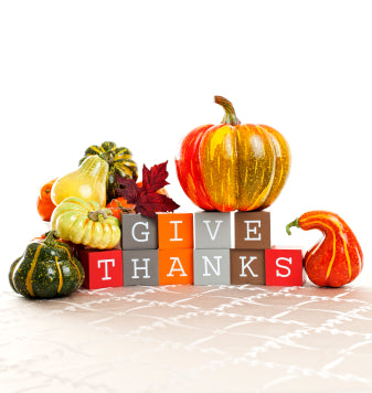 image of give thanks decorations