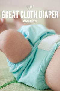 image of baby in cloth diaper