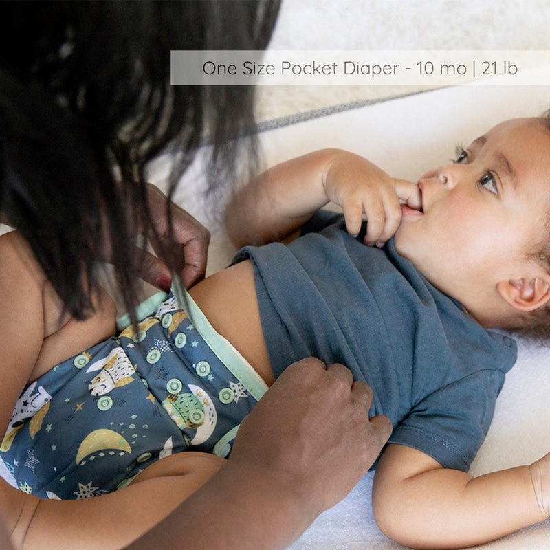 -Image of Thirsties Cloth Diapers Natural One Size Pocket Diaper