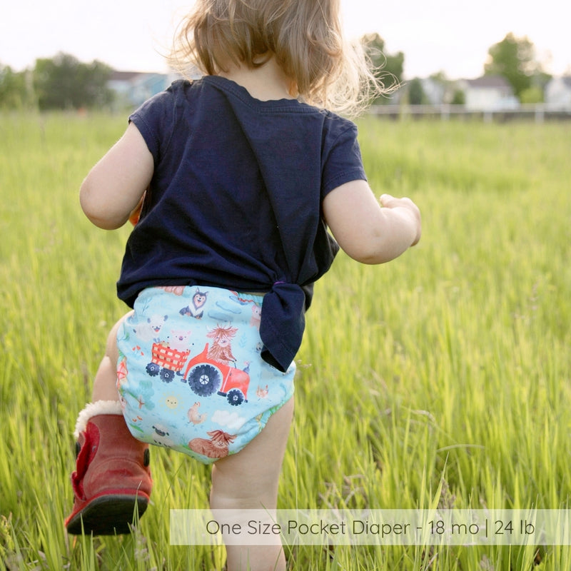 -Image of Thirsties Cloth Diapers Natural One Size Pocket Diaper