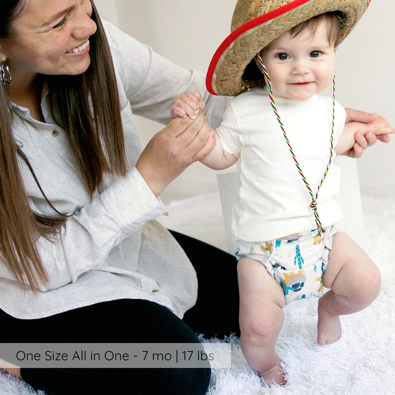 -Image of Thirsties Cloth Diapers One Size All In One