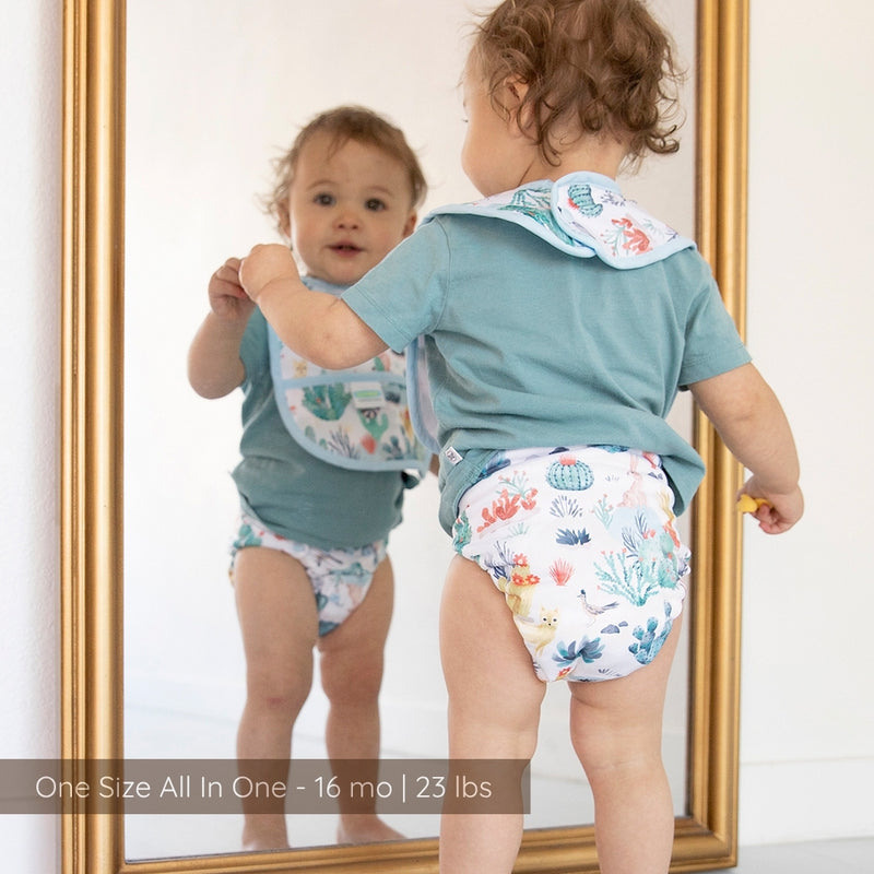 -Image of Thirsties Cloth Diapers Natural One Size All In One