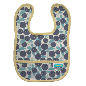 Thirsties Pocket Bib in Blueberry