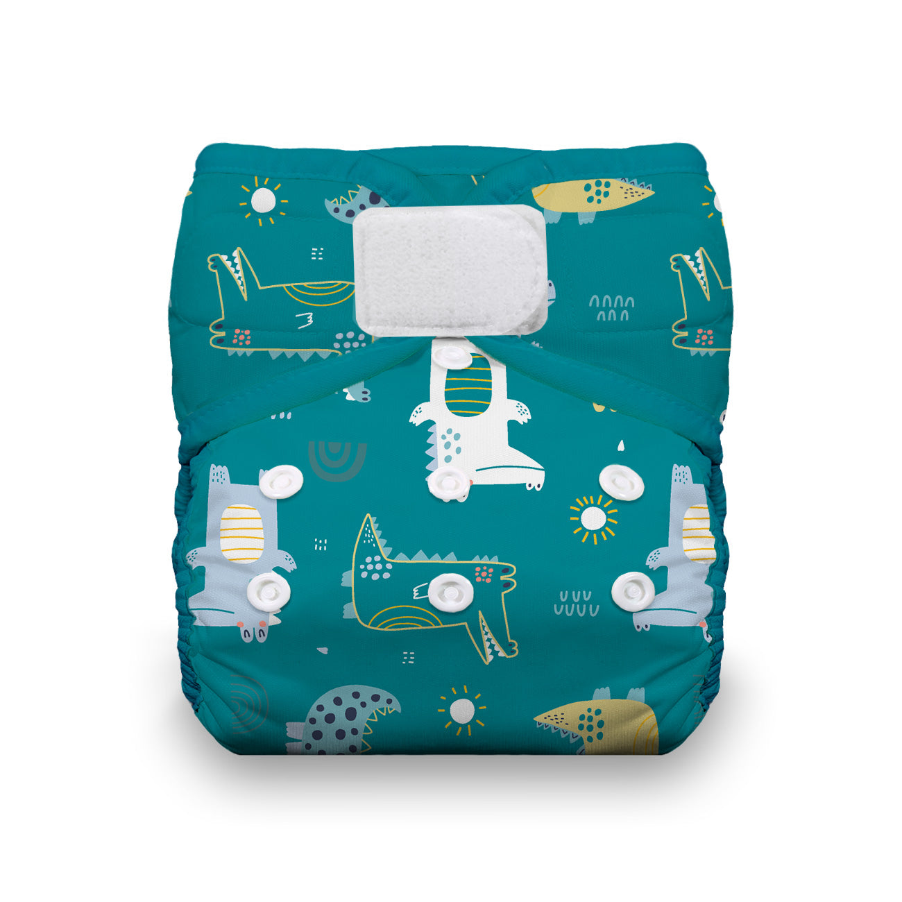 Image of Thirsties One Size Pocket Diaper with Hook and Loop in Crockin