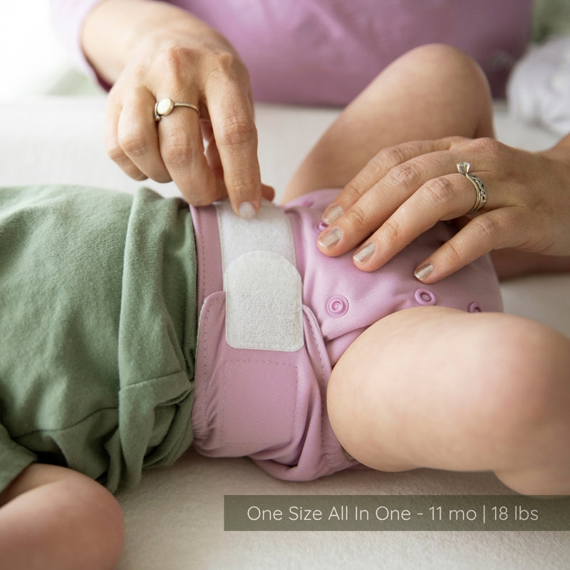 -Image of Thirsties Cloth Diapers Natural One Size All In One