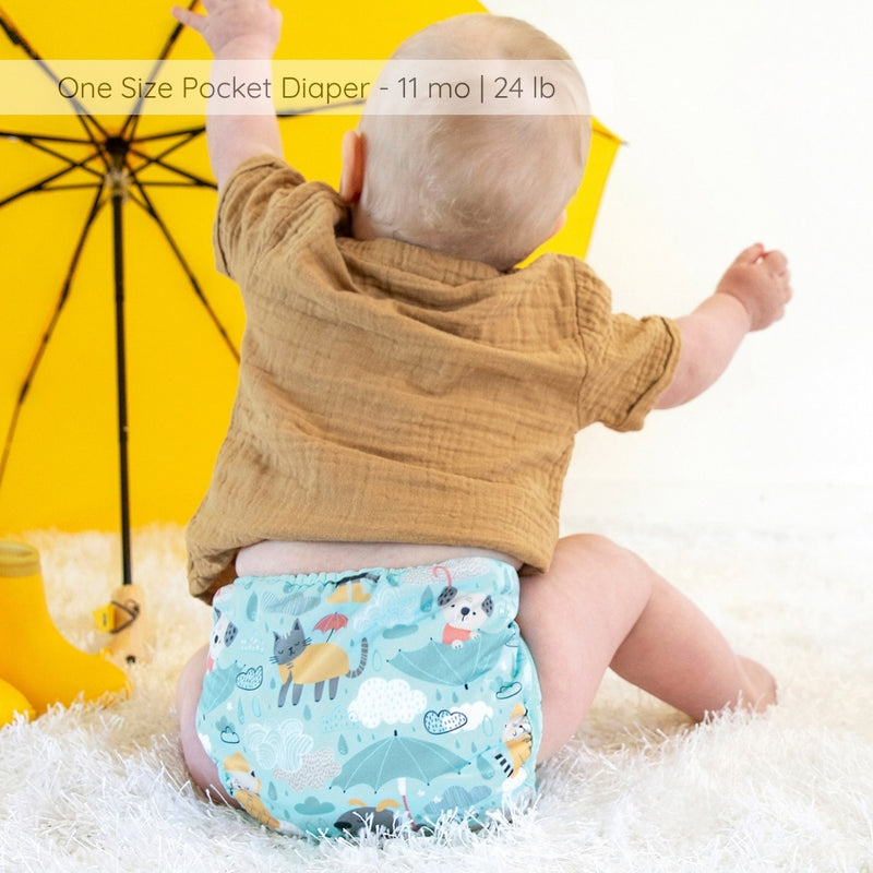 -Image of Thirsties Cloth Diapers One Size Pocket Diaper