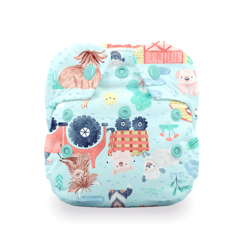 Image of Thirsties Cloth Diapers Natural Newborn All in One