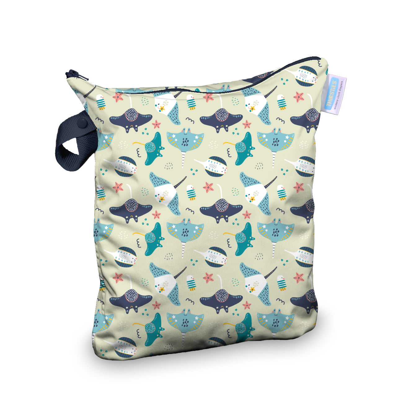 Thirsties Deluxe Wet Bag in Hip Hip Hooray