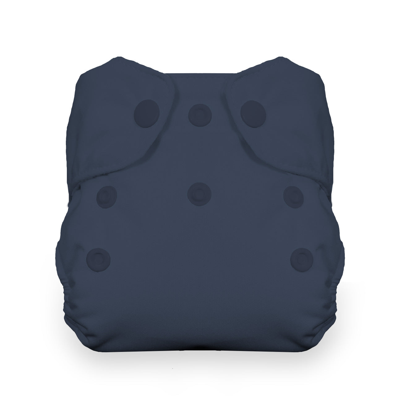 Image of Thirsties Newborn All in One with snaps in Navy 