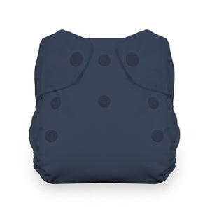 Image of Thirsties Newborn All in One with snaps in Navy 