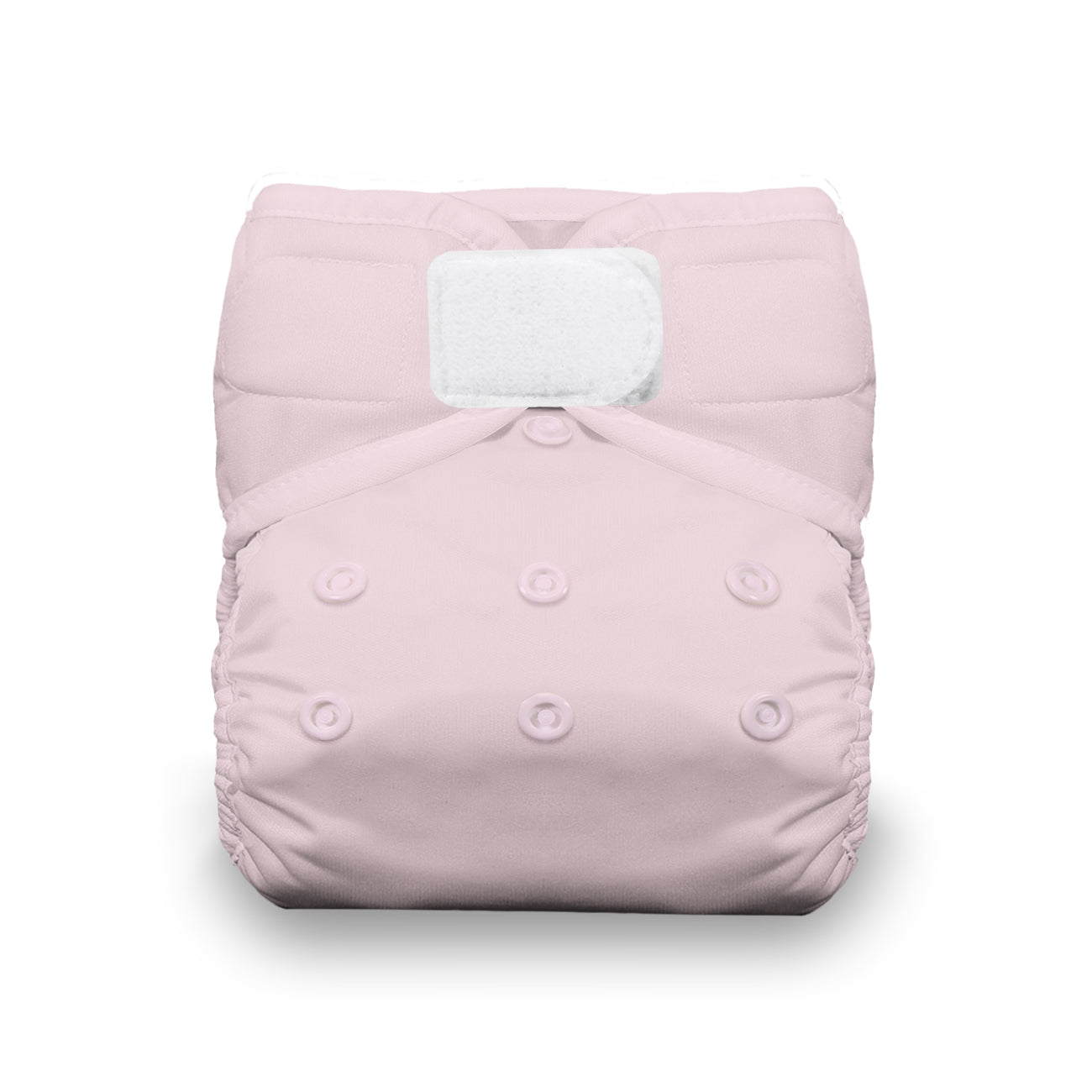 Thirsties One Size Pocket Cloth Diaper with Hook and Loop closures in Pink Salt