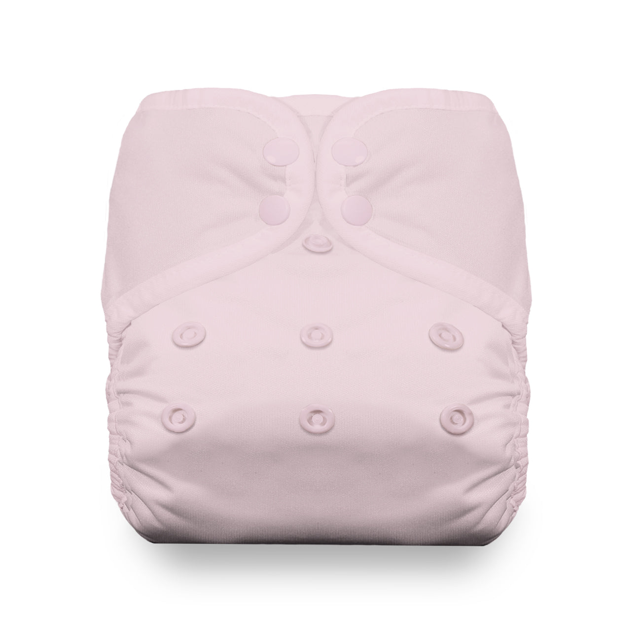 Thirsties One Size Pocket Cloth Diaper with Snap closures in Pink Salt