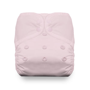Thirsties One Size Pocket Cloth Diaper with Snap closures in Pink Salt