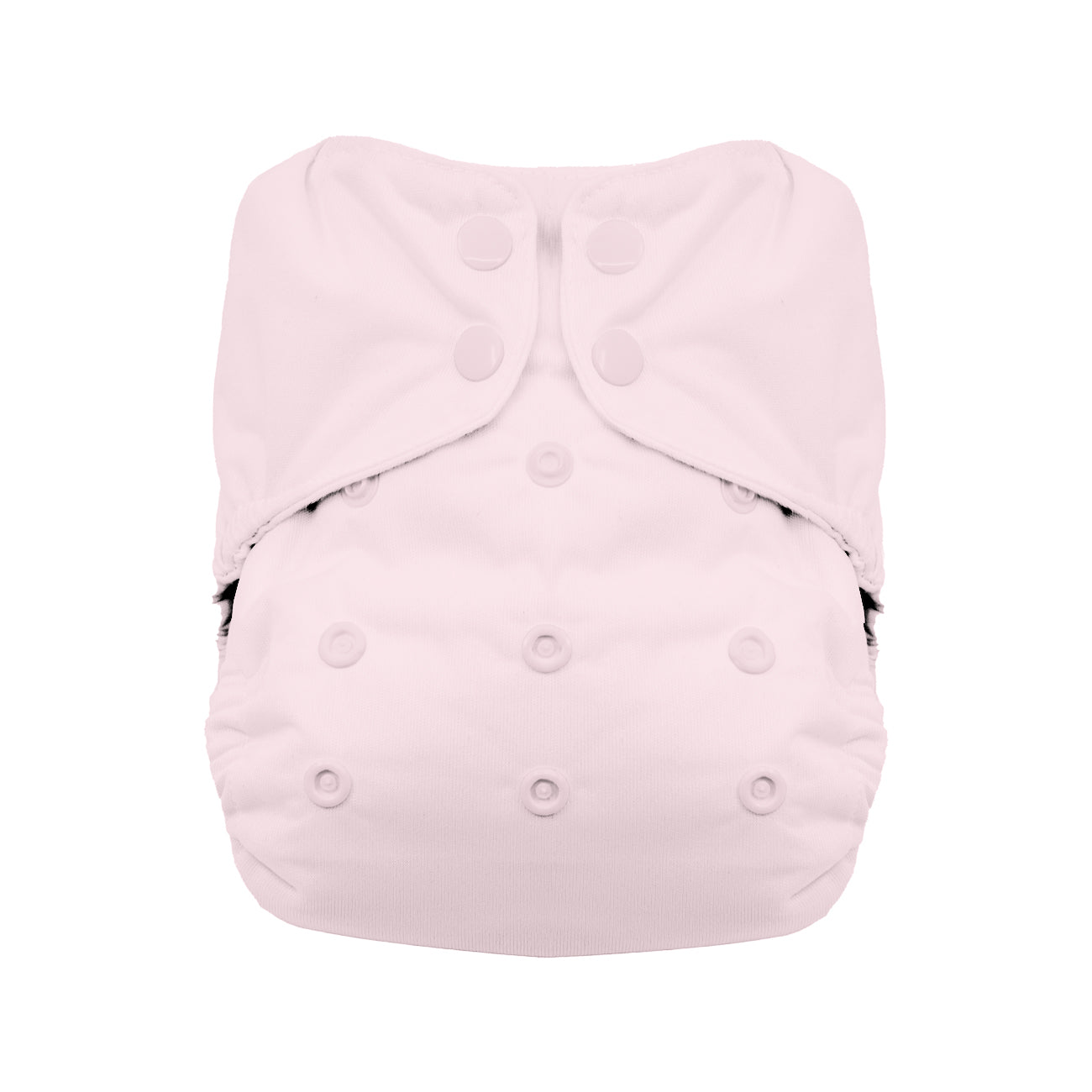 Thirsties One Size All in One Cloth Diaper with Snap closures in Pink Salt