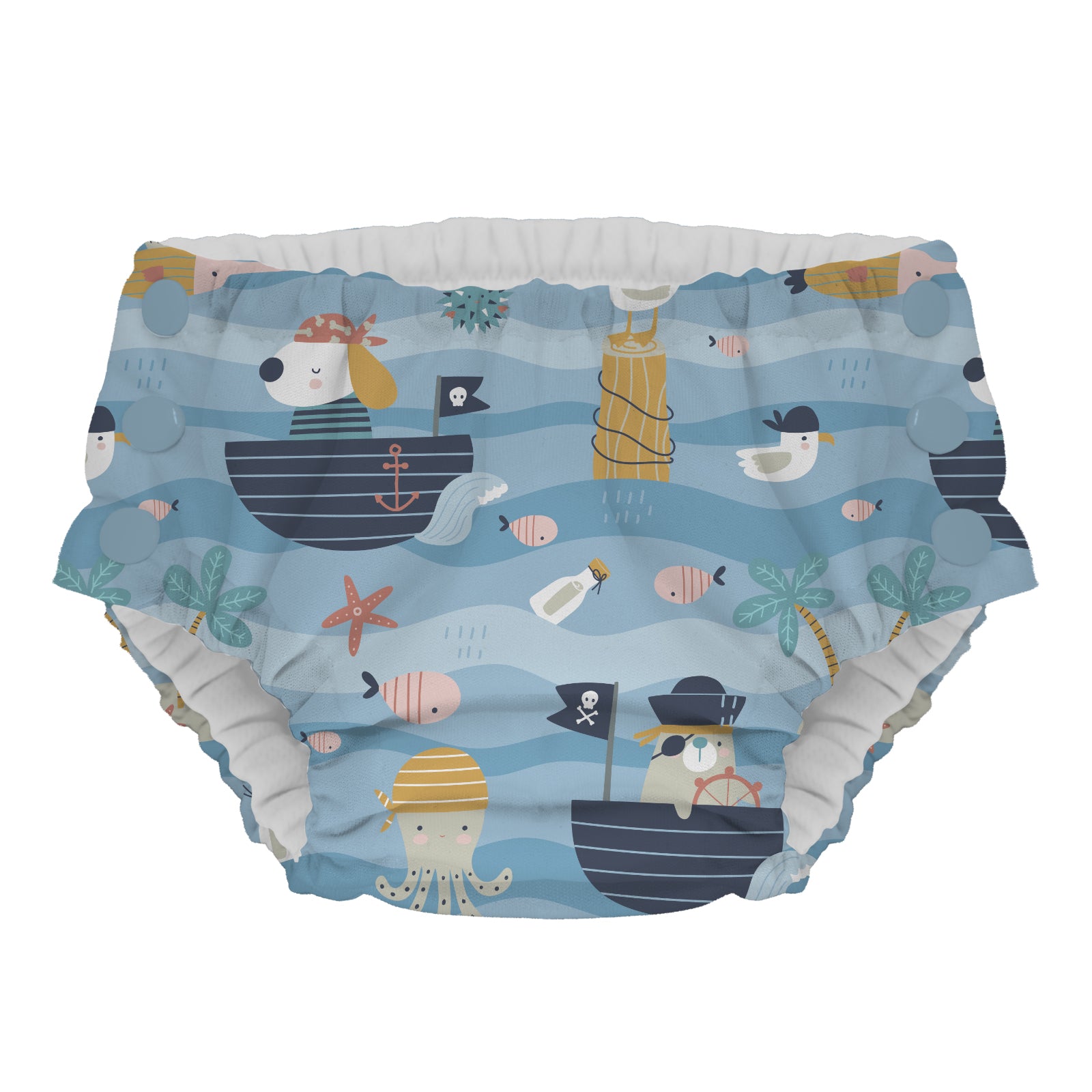 Thirsties reusable swim diaper in Plunderful