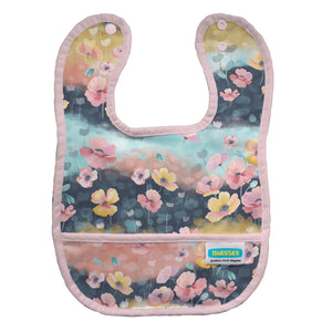 Thirsties Pocket Bib in Poppy