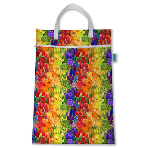 Image of Thirsties Hanging Wet Bag Rainbow Harvest