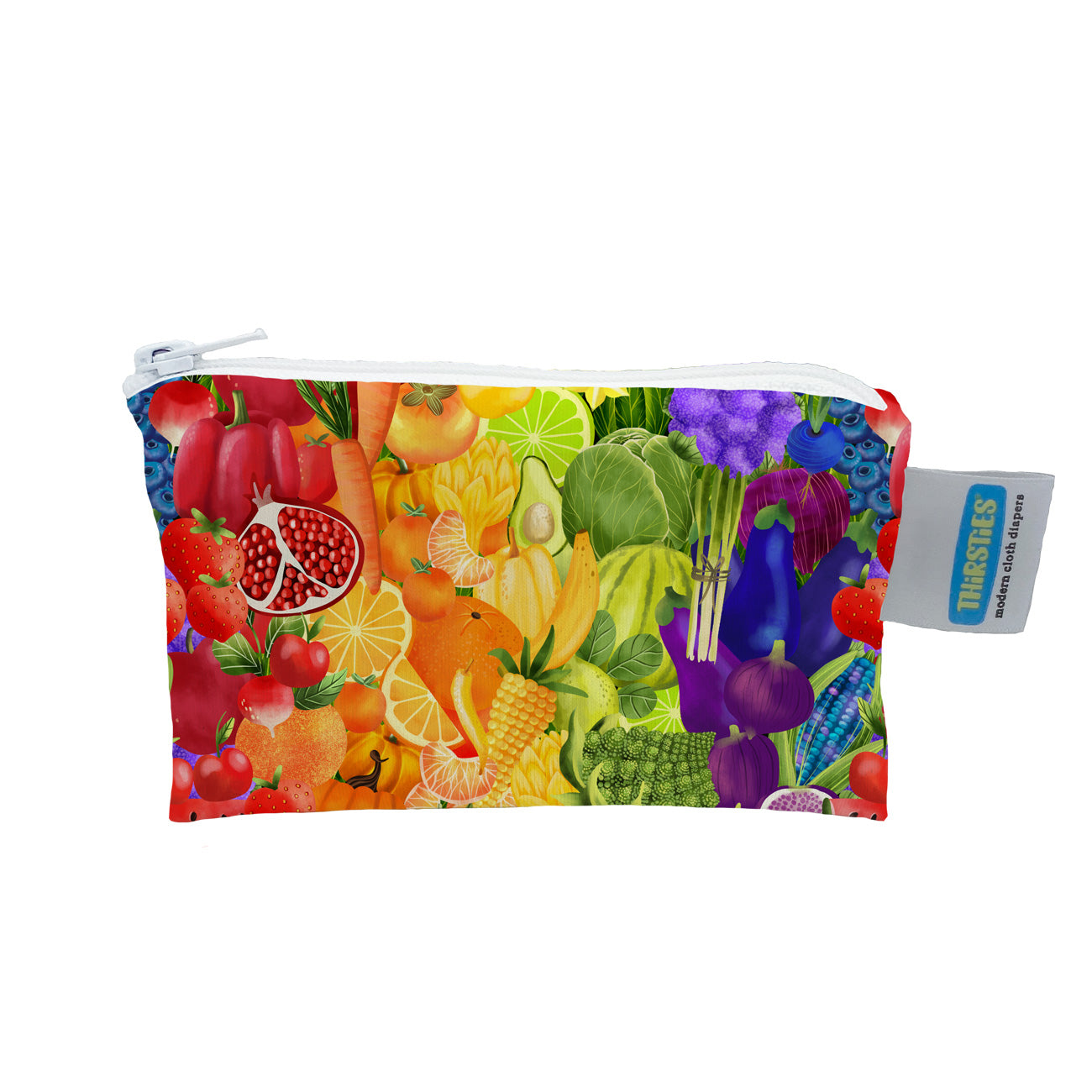 Image of Thirsties Simple Pouch in Rainbow Harvest