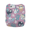 Natural One Size All In One One size 8 - 40 lbs (4 -18 kg) / Snap / Sloth Life