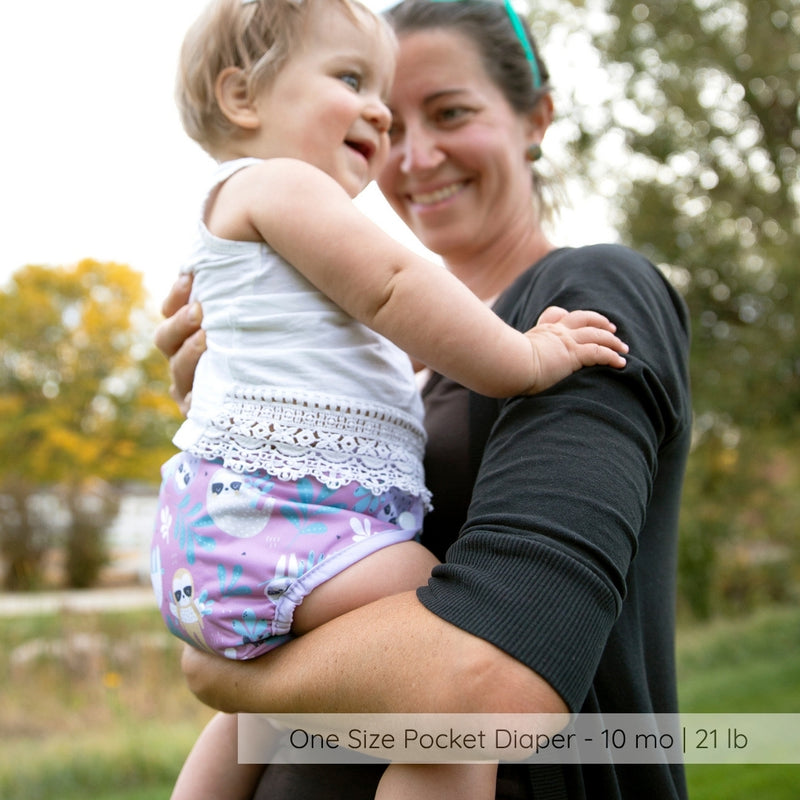 -Image of Thirsties Cloth Diapers Natural One Size Pocket Diaper