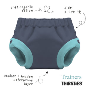 Potty Training Pants | Reusable | Cloth | Washable Medium 2-3 yrs (29-33lbs) / Navy