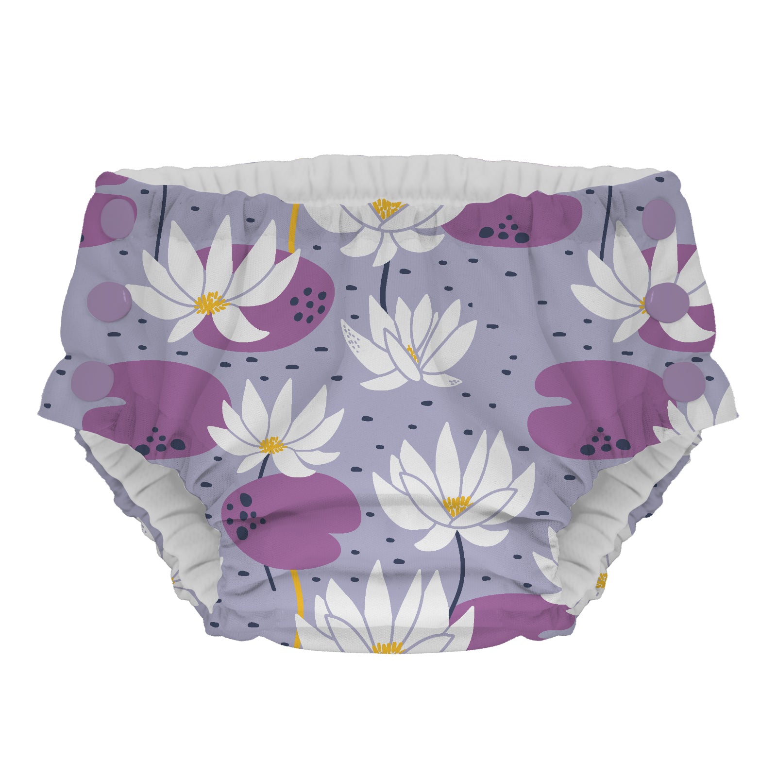 Thirsties reusable swim diaper in Water Lily