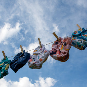 Thirsties on a Clothesline