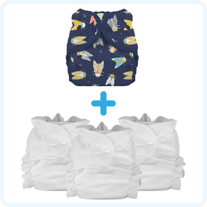 Thirsties Cloth Diapers Duo Duet Pack Cicada Snaps