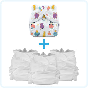 Thirsties Cloth Diapers Duo Duet Pack Harvest Helpers Snaps