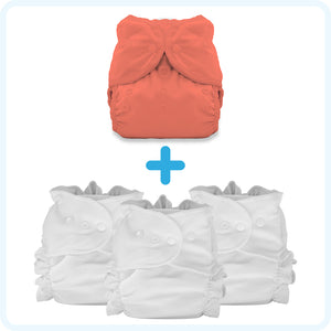 Thirsties Cloth Diapers Duo Duet Pack Salmon Snaps