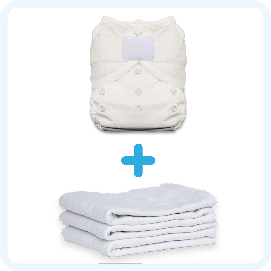 Image of Thirsties Budget Bundle with a birch hook and loop Duo Wrap