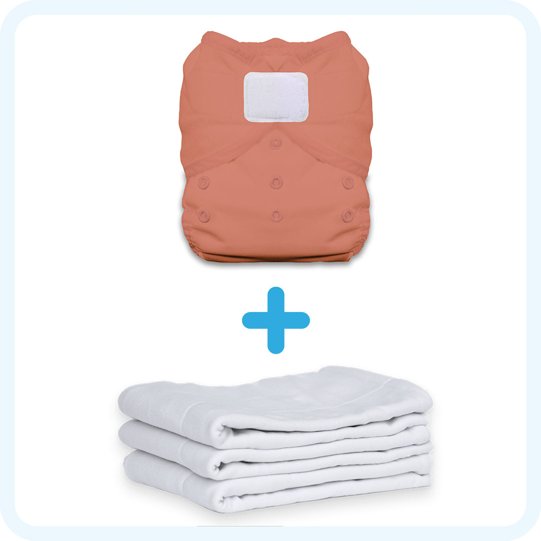 Image of Thirsties Budget Bundle with a Clay hook and loop Duo Wrap