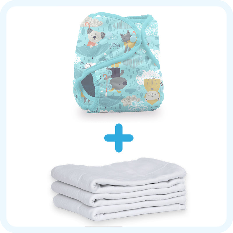 Image of Thirsties Cloth Diaper Packages Budget Bundle