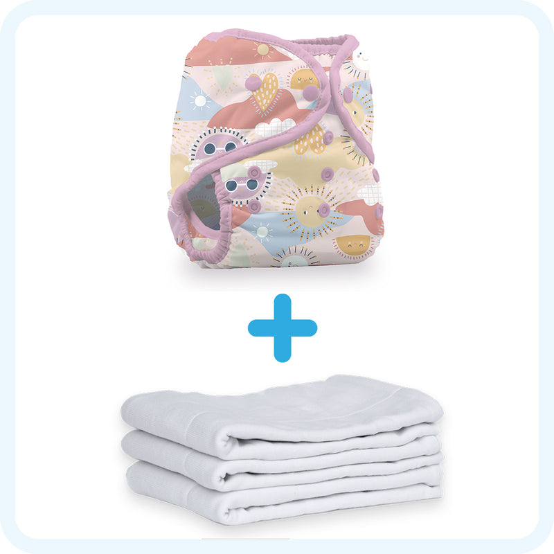 Image of Thirsties Cloth Diaper Packages Budget Bundle