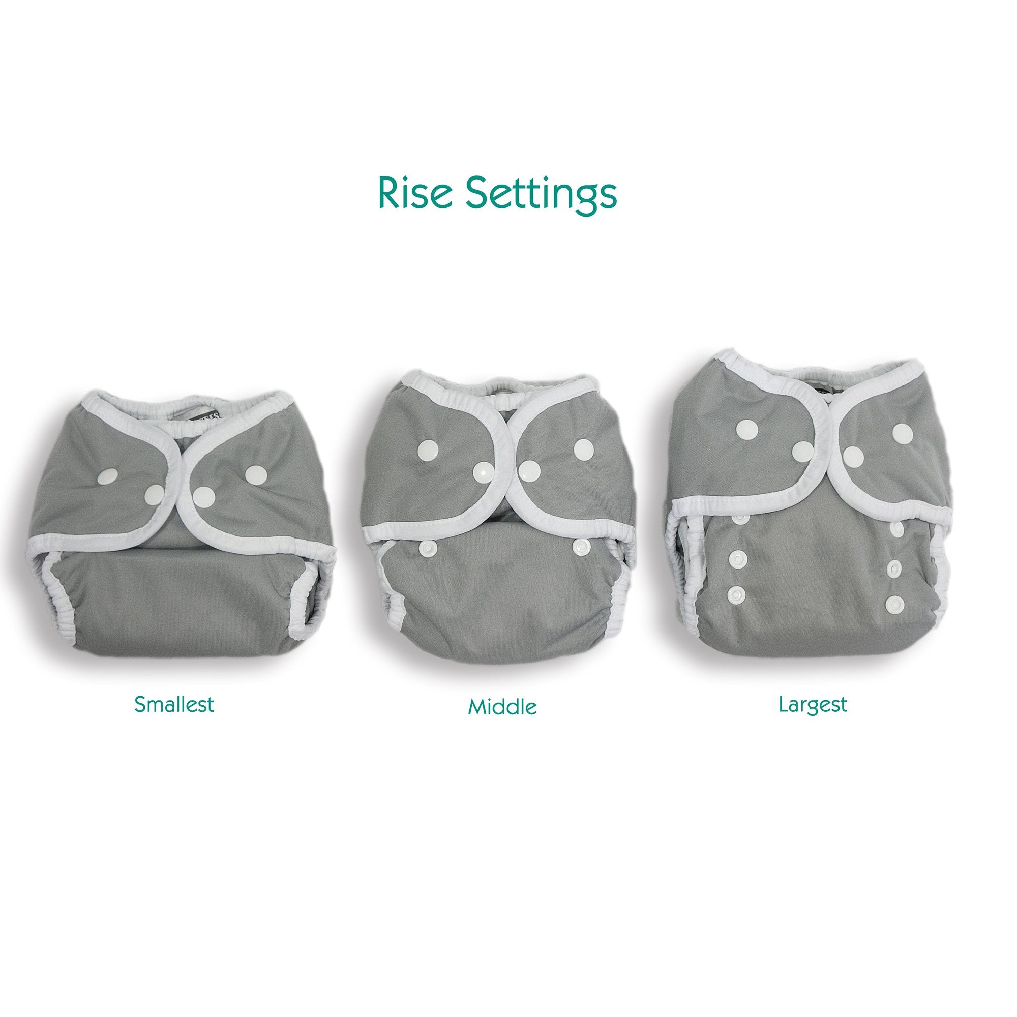 -Image of Thirsties Duo Wrap Snap Rise Settings
