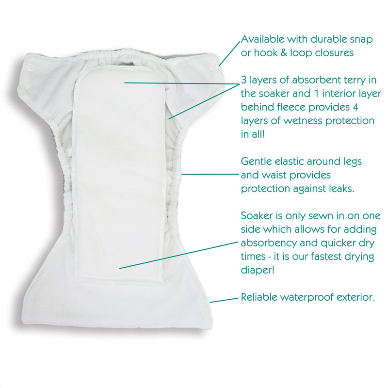 -Image of Thirsties Cloth Diapers One Size All In One