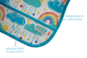 summer infant bibbity rinse and roll portable bib Pocket Bib | Waterproof | Adjustable
