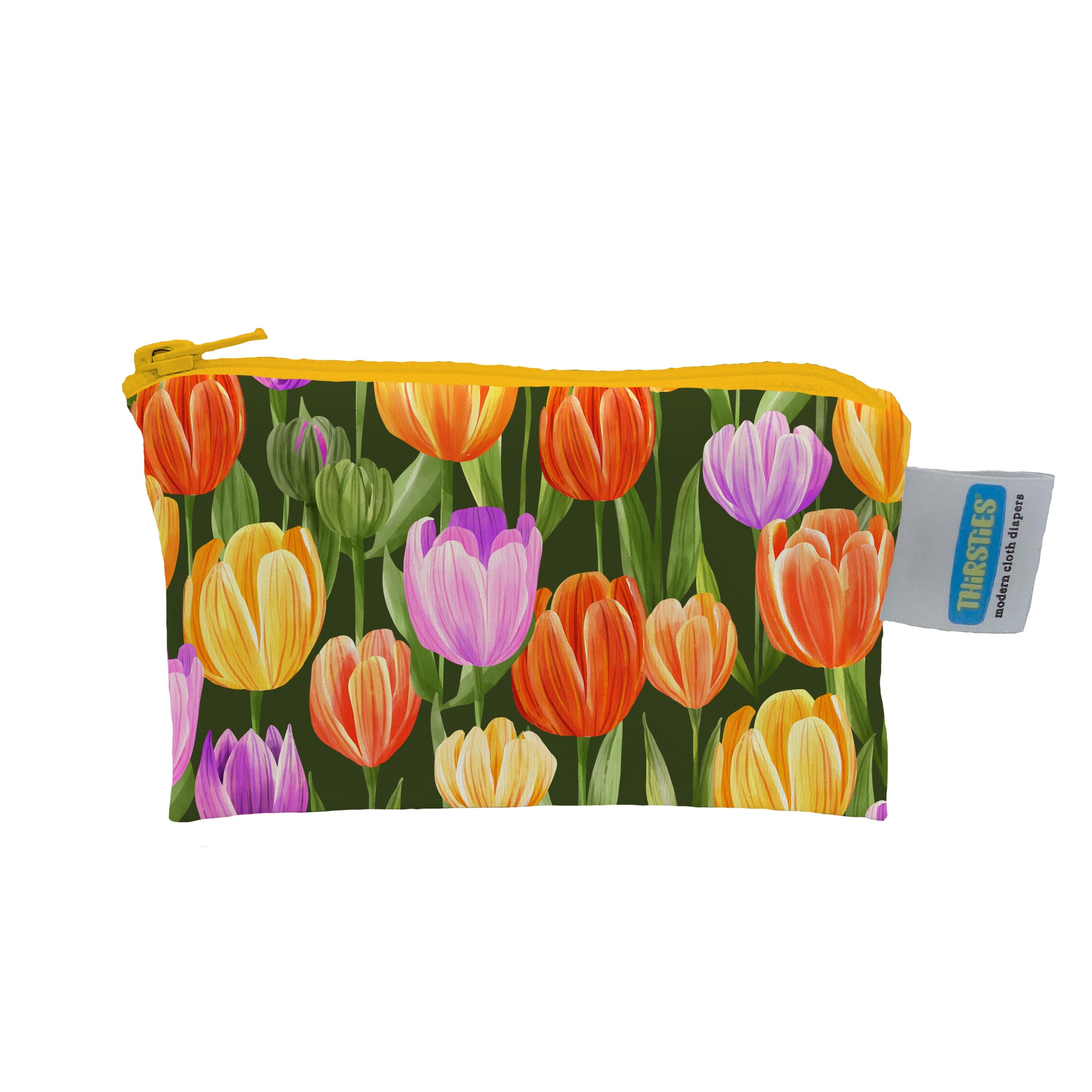 Image of Thirsties Simple Pouch in Tulips