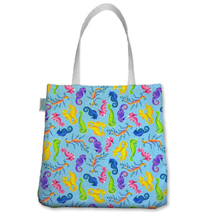 Image of Thirsties Simple Tote Bag in Hold Your Seahorses